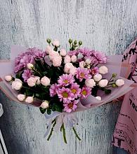 Букет цветов из:  Розы и Хризантемы #REPLACE_PRED# Козино Одинцовского района