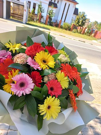 Букет цветов из: Герберы в Козино Одинцовского района